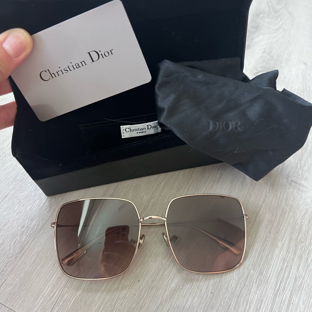 Dior Stellaire 1 Gold Sunglasses 2IK/FF Size 59